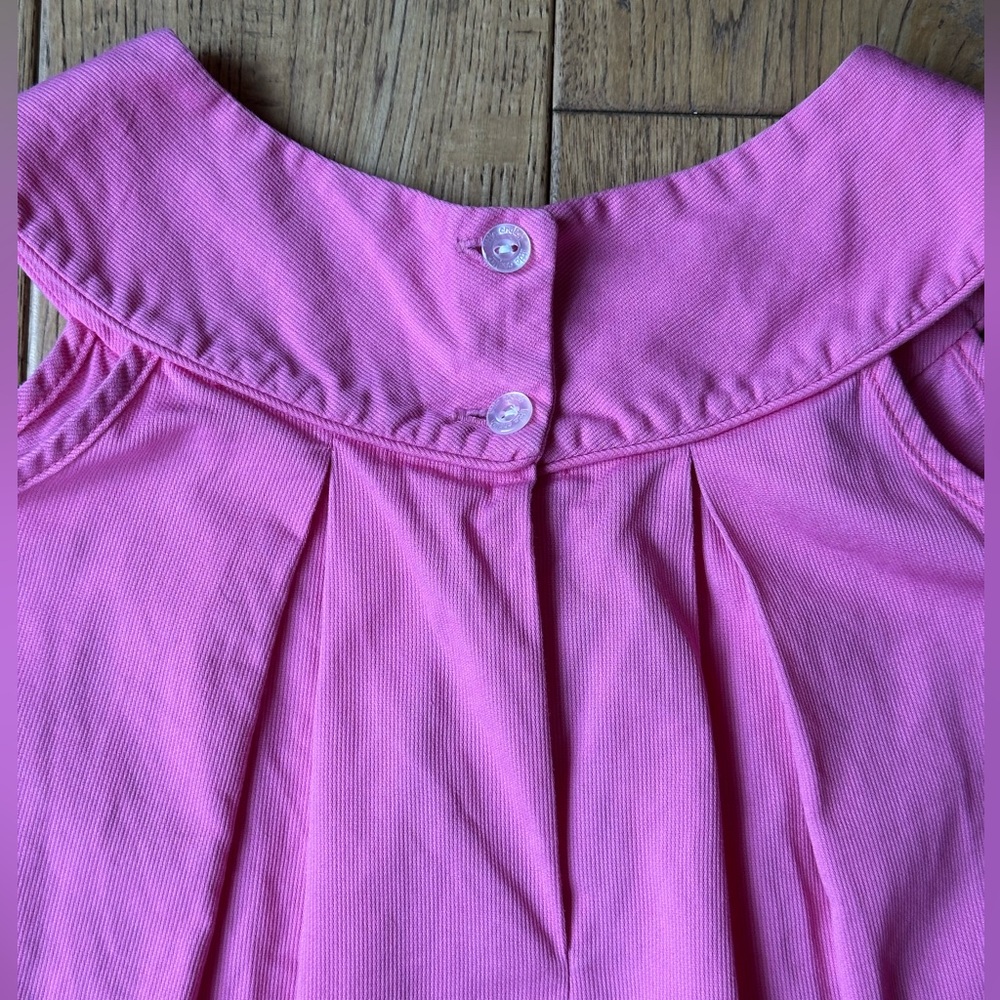 Little English Pink Round Circle Collar Sleeveless Dress size 6 - Picture 6 of 9